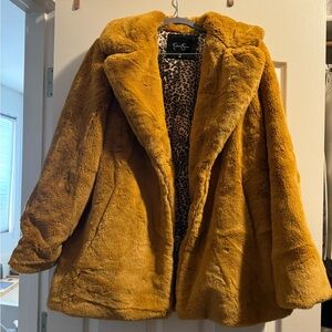 Jessica Simpson Coat Large Mustard